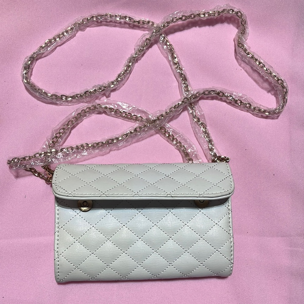 VEGAN shoulder bag WHITE COLOR‎ jPARA CELULAR PRAC